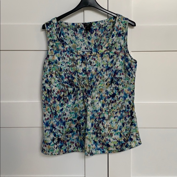Floral Sleeveless Blouse Tank Top - Picture 1 of 5